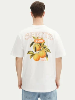 T-shirt Spritz 22034398 Bianco Relaxed Fit