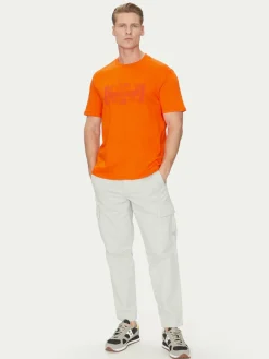 T-shirt S-Vanni NP0A4IEA Arancione Regular Fit