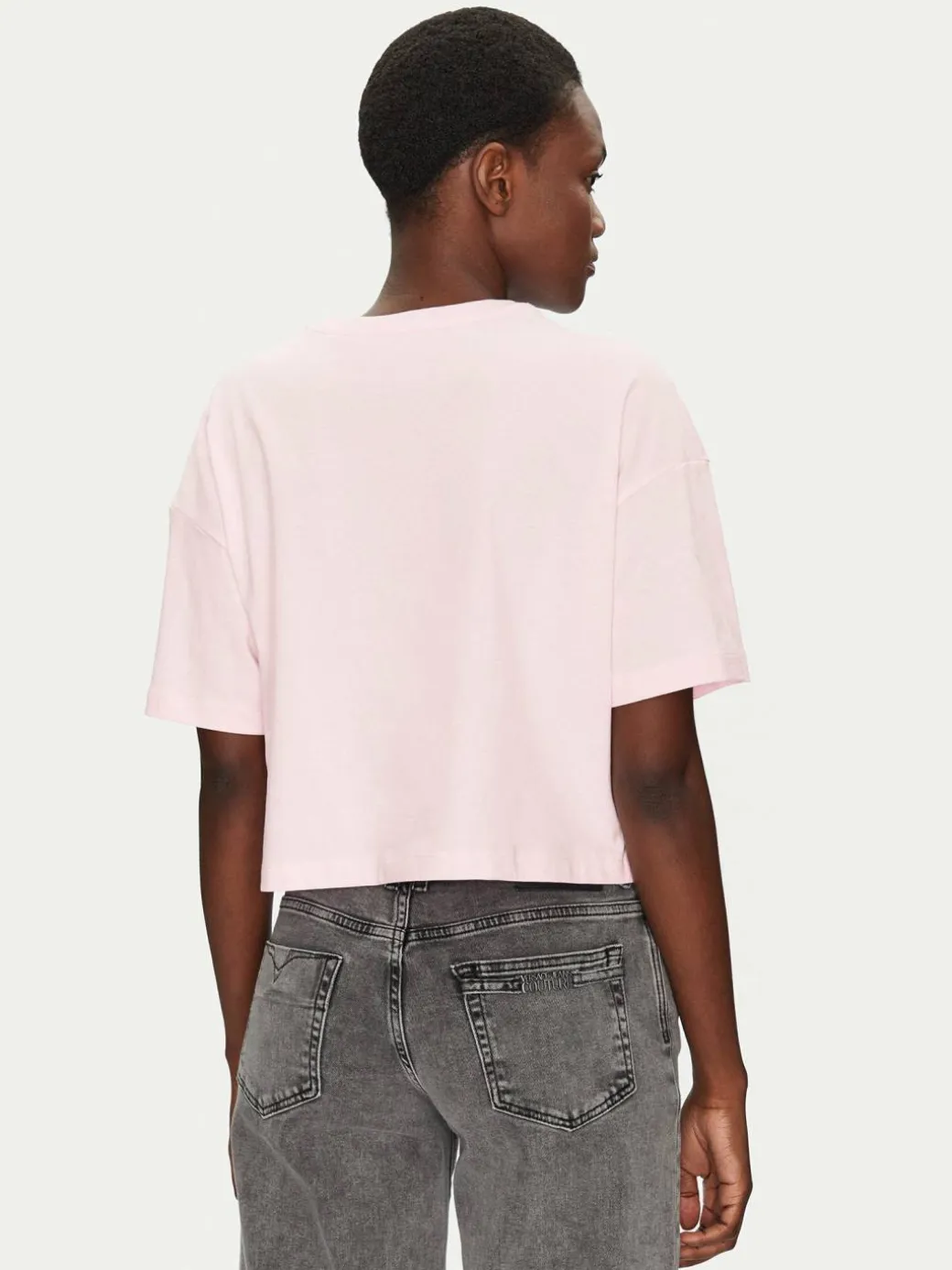 T-shirt Thorned 10028306-A03 Rosa Oversize