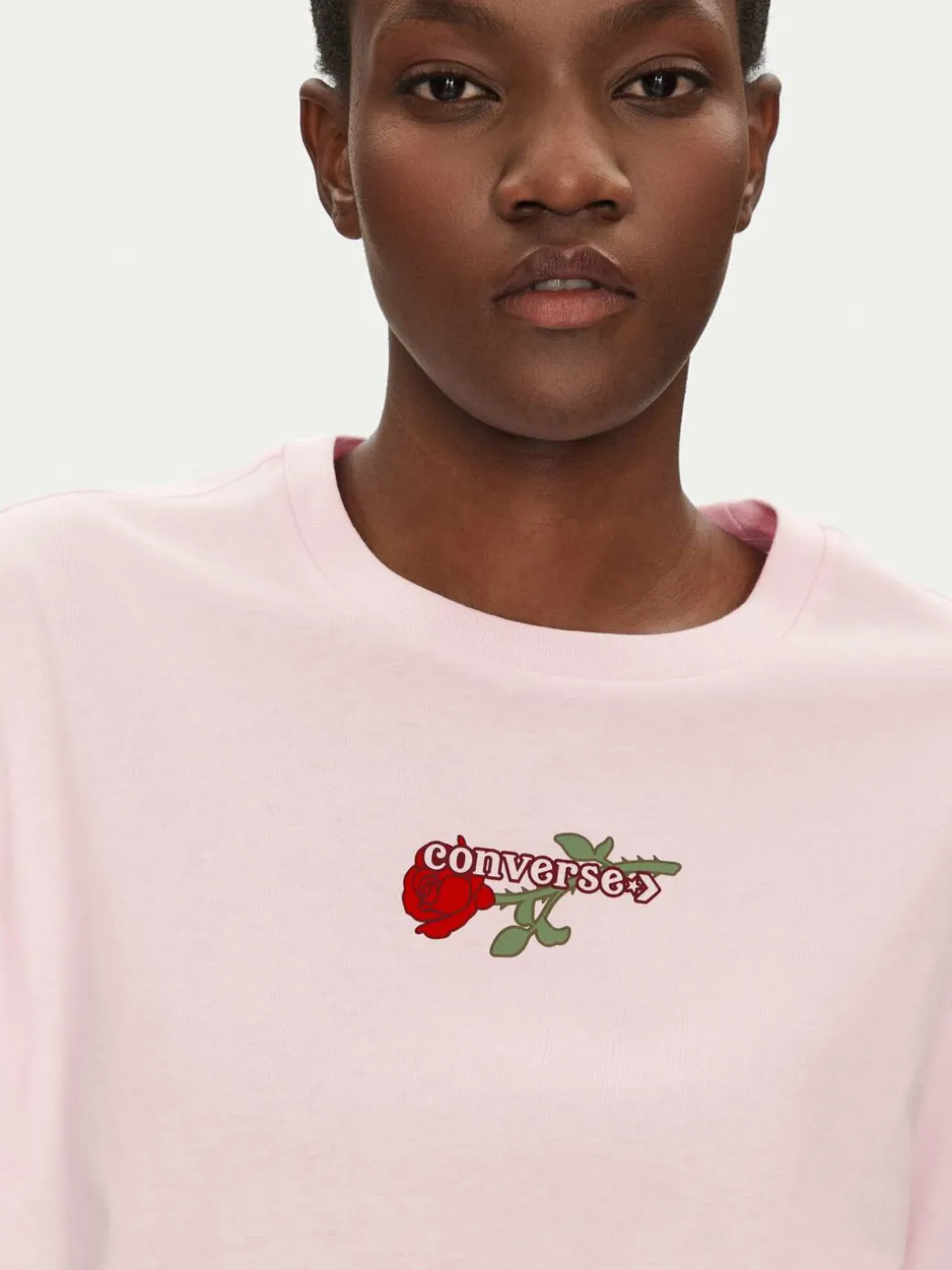 T-shirt Thorned 10028306-A03 Rosa Oversize