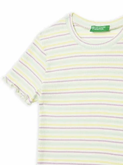 T-shirt 3TLVC10N0 Multicolore Regular Fit
