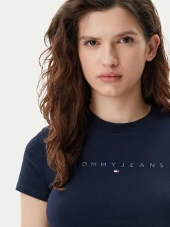 T-shirt Tonal Linear DW0DW20315 Blu scuro Slim Fit