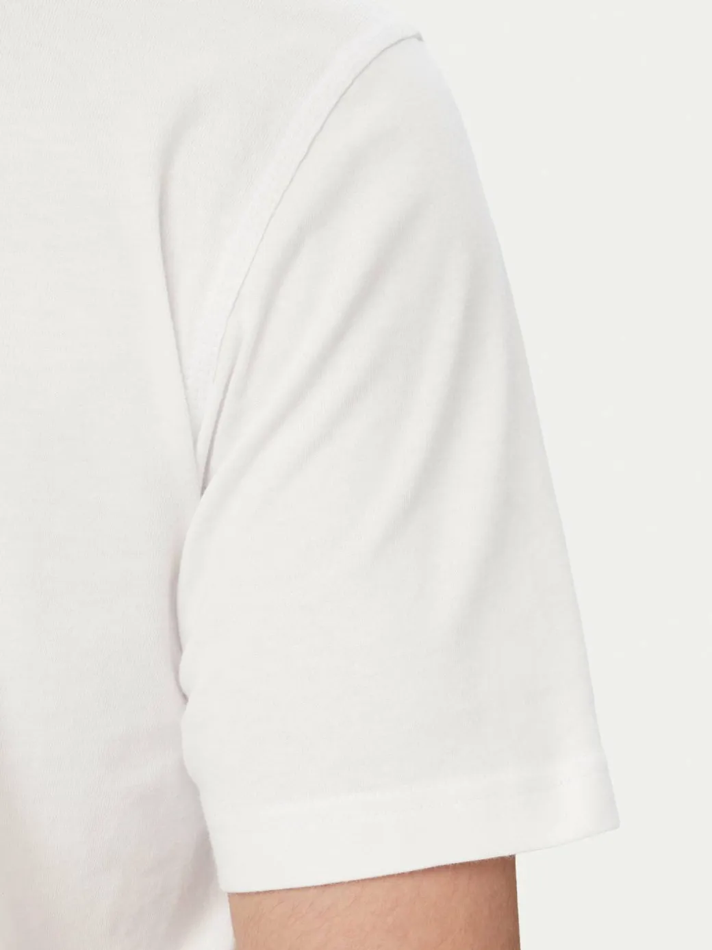 T-shirt Trefoil Essentials JI8544 Bianco Regular Fit