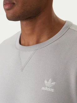 T-shirt Trefoil Essentials Waffle KE1203 Grigio Regular Fit