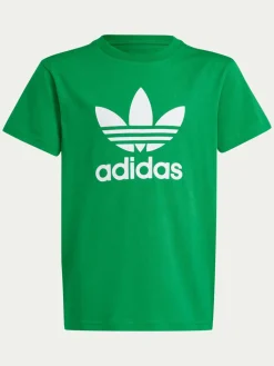 T-shirt Trefoil IY4003 Verde Regular Fit