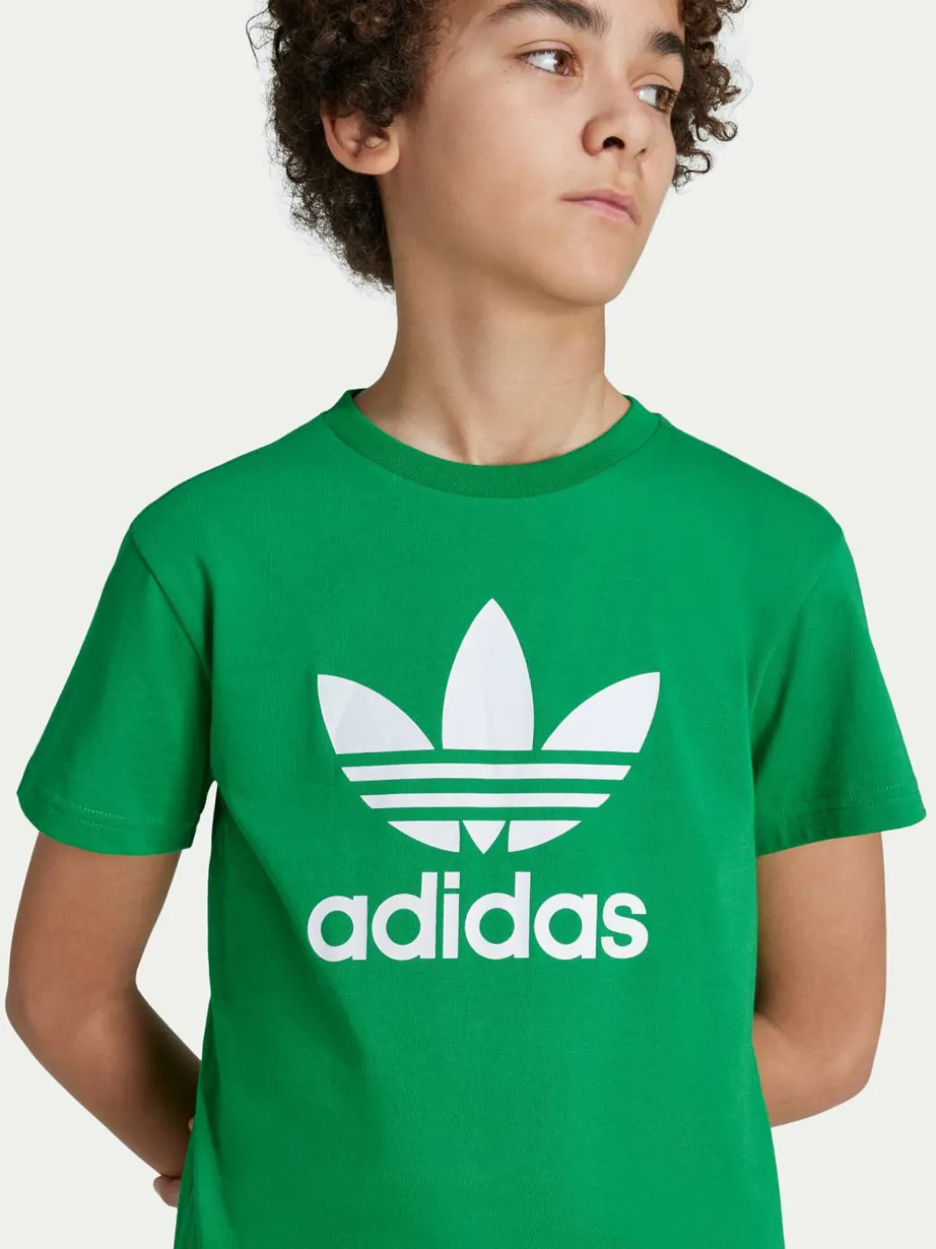 T-shirt Trefoil IY4003 Verde Regular Fit