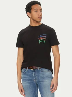 T-shirt Twisted Signature DM0DM20771 Nero Regular Fit