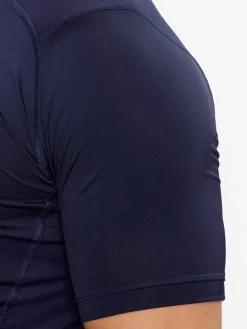 T-shirt Ua Hg Armour Comp Ss 1361518 Blu scuro Compression Fit