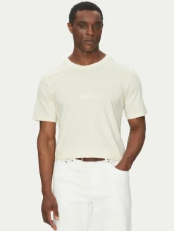 T-shirt Varenna 12273163 Écru Regular Fit