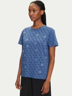 T-shirt V5GI16 I3Z14 Blu scuro Regular Fit
