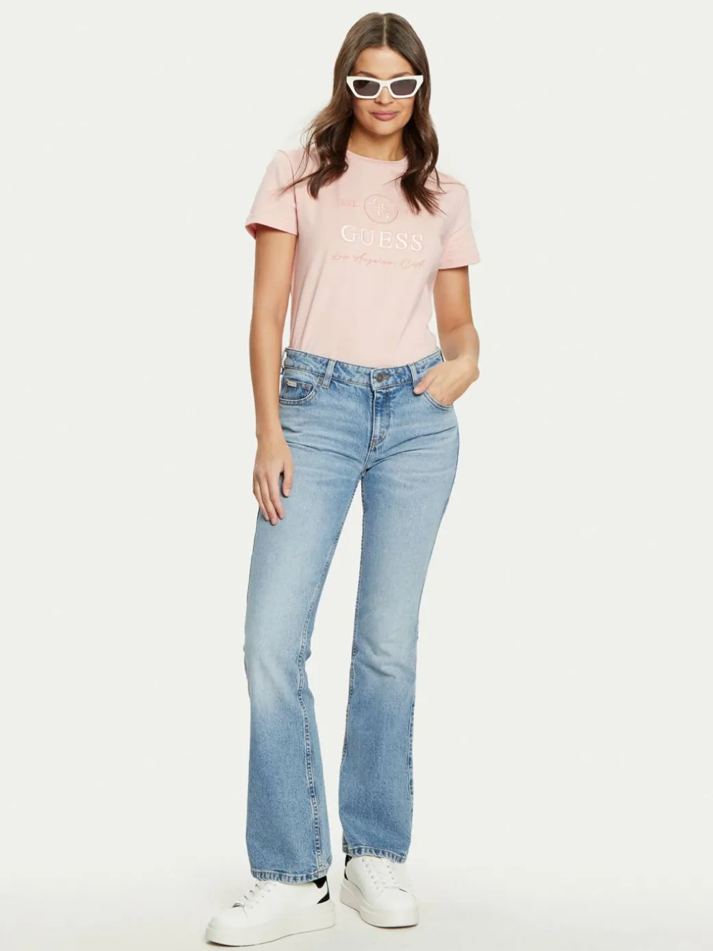 T-shirt V5RI05 J1314 Rosa Regular Fit