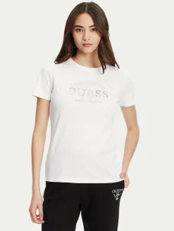 T-shirt V5YI12 J1314 Bianco Regular Fit