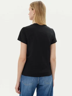 T-shirt V4YI21 KCDH1 Nero Slim Fit
