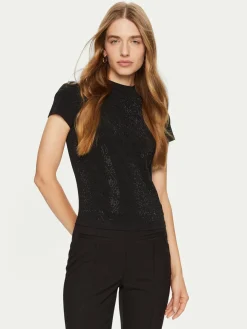 T-shirt W4BI26 J1314 Nero Slim Fit