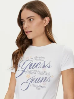 T-shirt W5GI24 J1314 Bianco Regular Fit