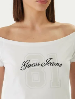 T-shirt W6GI07 J1314 Bianco Regular Fit