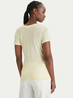T-shirt W5GP31 KCSX2 Giallo Classic Fit