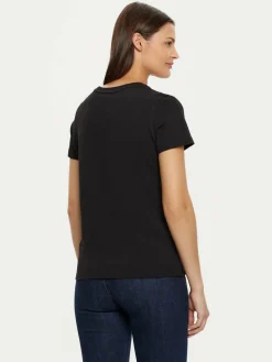 T-shirt W5RI19 I3Z14 Nero Regular Fit