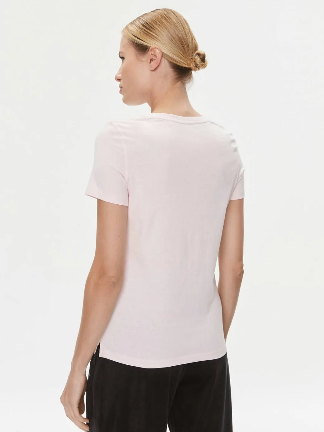 T-shirt W1YI1B I3Z14 Rosa Slim Fit