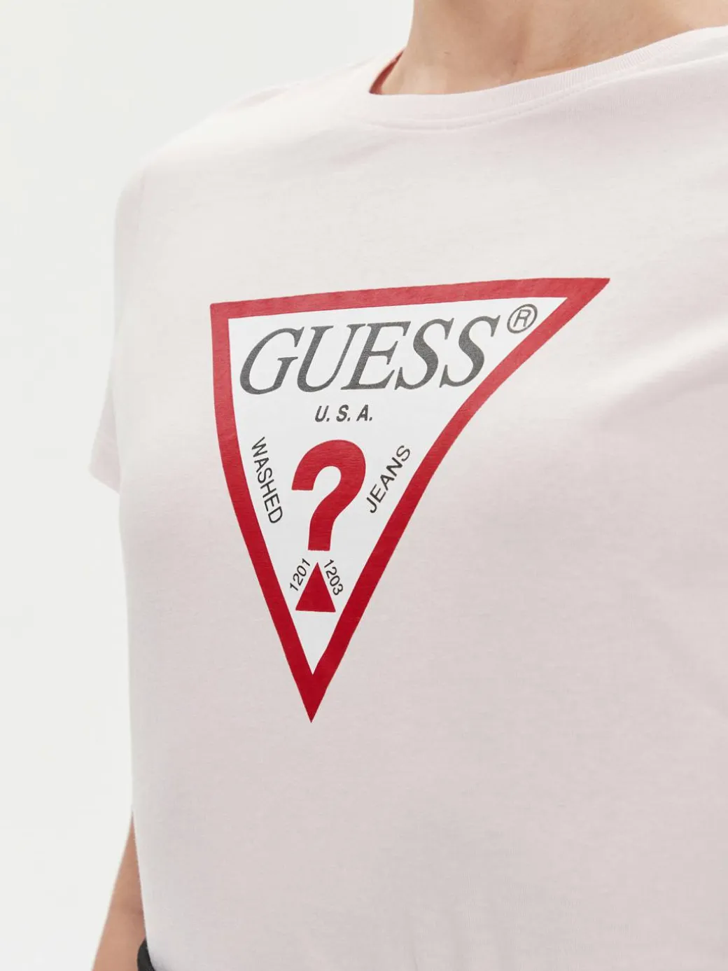 T-shirt W1YI1B I3Z14 Rosa Slim Fit