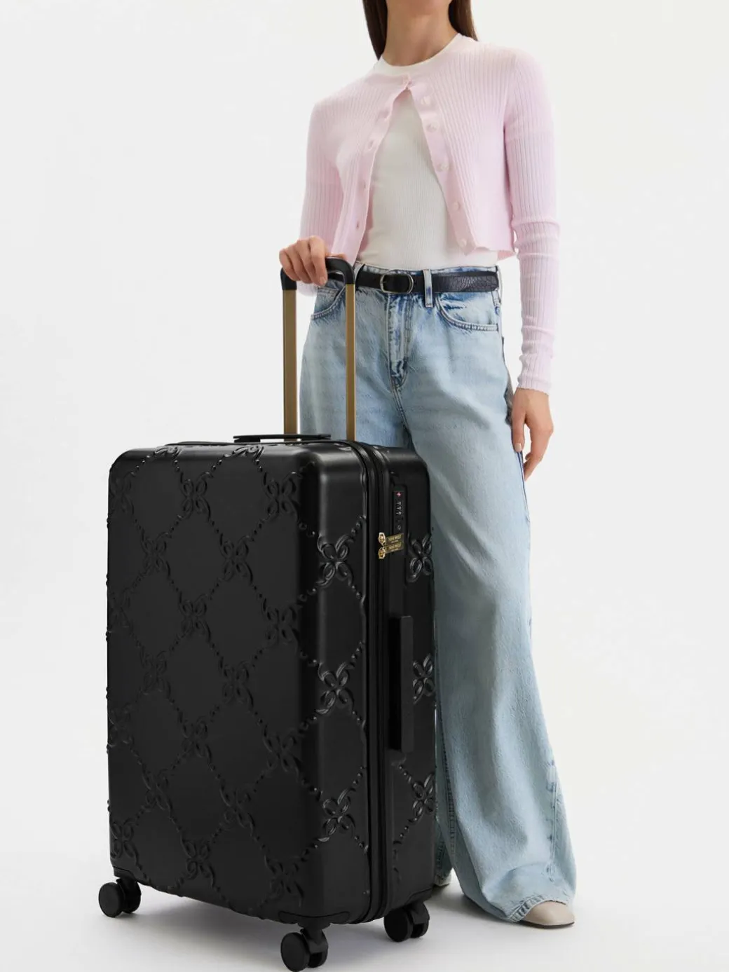 Valigia grande CEO-NW-L-005-09 BLACK Nero
