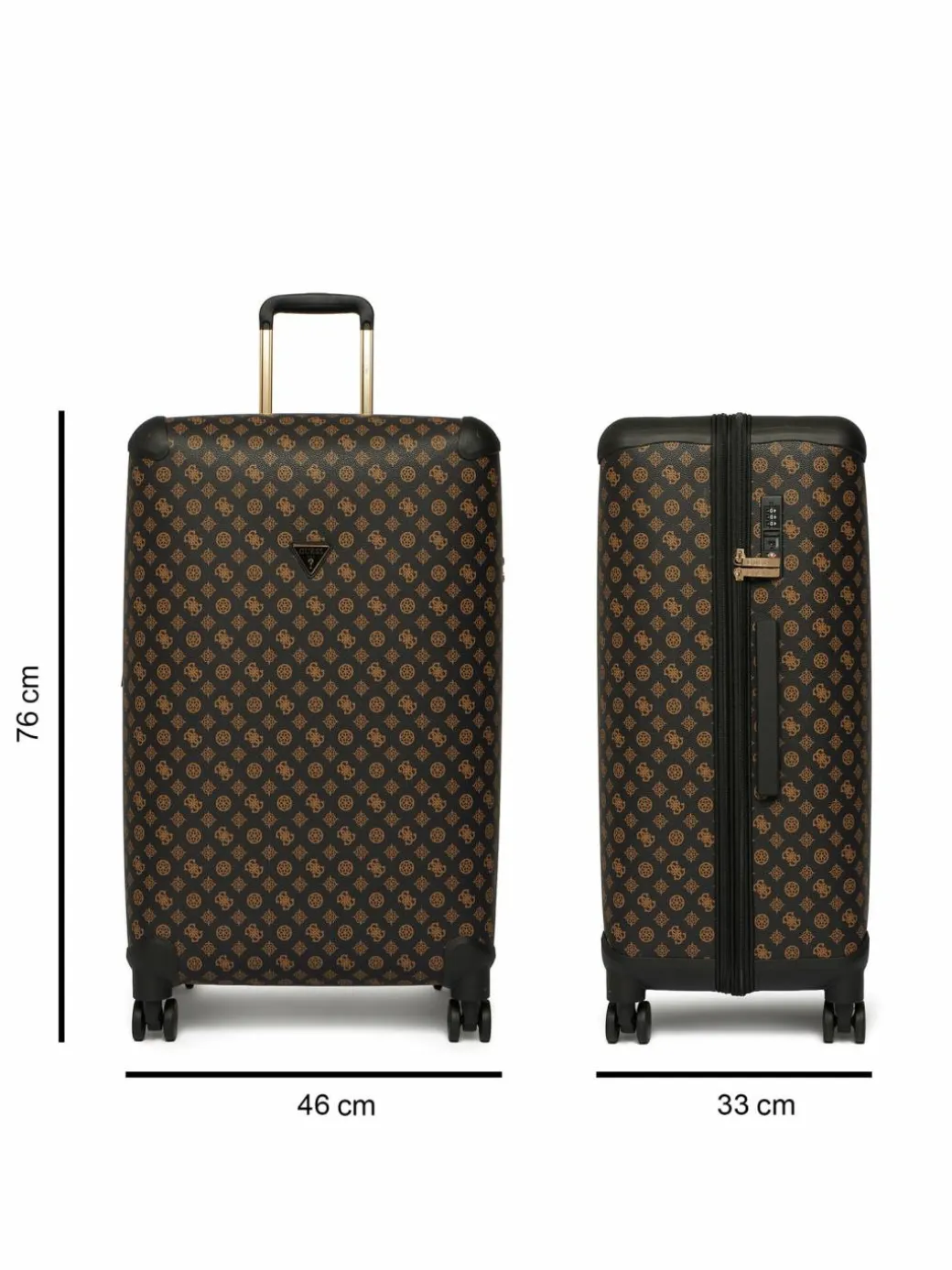 Valigia grande Wilder Travel TWHP74 52988 Marrone scuro