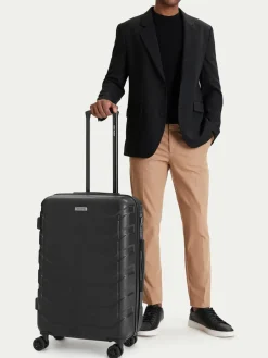 Valigia media CEO-GIN-M-001-05-BLACK2 Nero