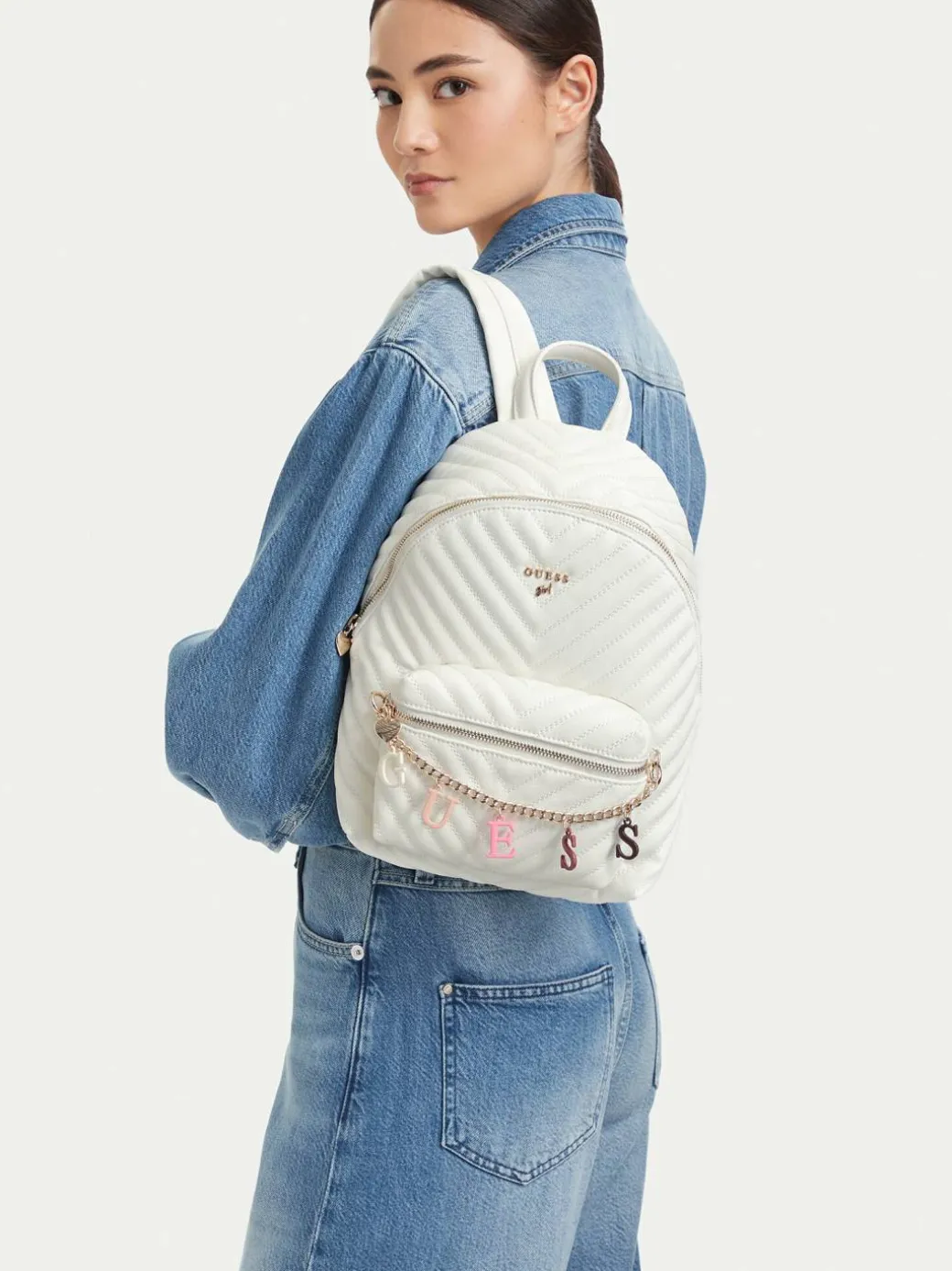 Zaino J4RZ17 WFZL0 Bianco