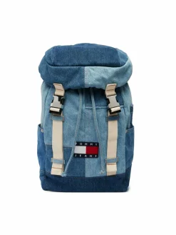 Zaino Tjm Denim Patchwork Backpack AM0AM14268 Blu