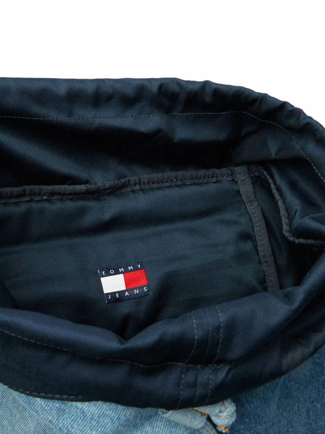 Zaino Tjm Denim Patchwork Backpack AM0AM14268 Blu