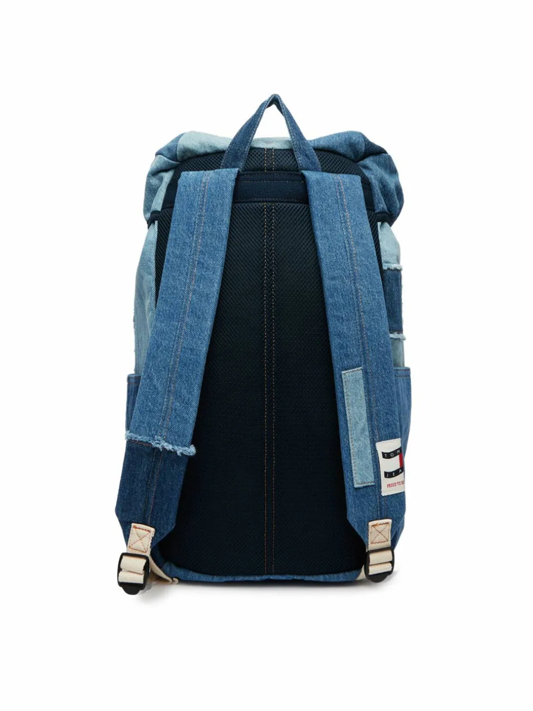 Zaino Tjm Denim Patchwork Backpack AM0AM14268 Blu