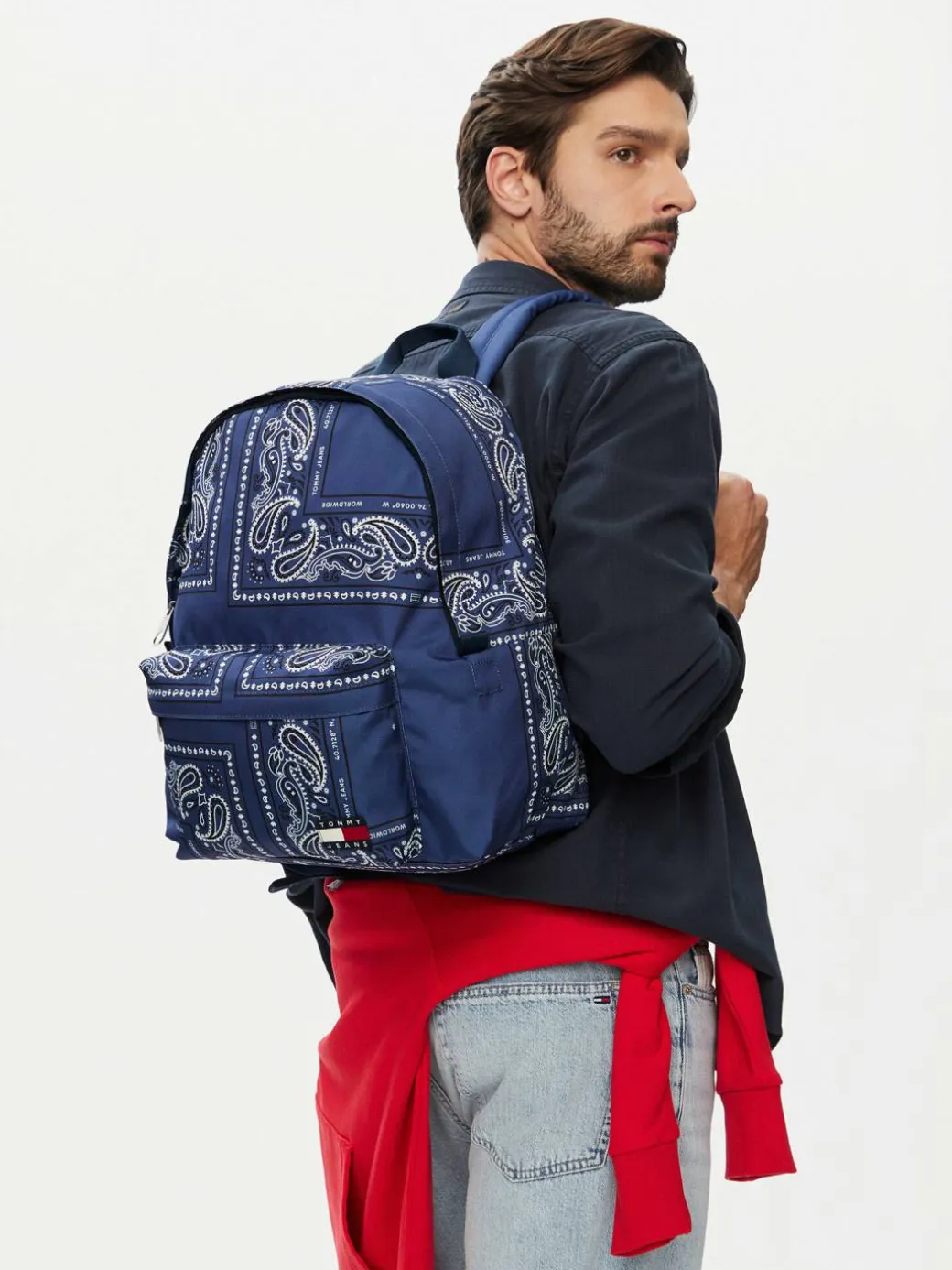 Zaino Tjm Ess Daily Bandana Backpack AM0AM14473 Blu