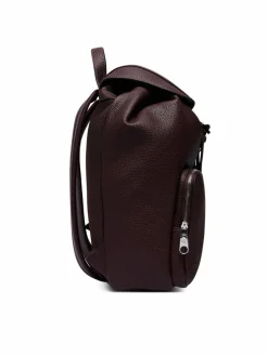Zaino Weebbing Strap Flap Backpack LV04F3645G Bordeaux