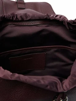 Zaino Weebbing Strap Flap Backpack LV04F3645G Bordeaux