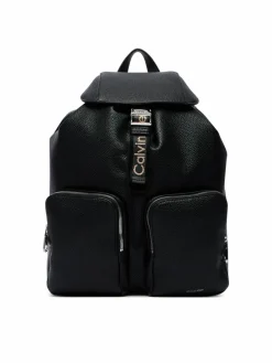 Zaino Weebbing Strap Flap Backpack LV04F3645G Nero