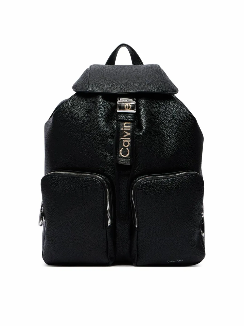 Zaino Weebbing Strap Flap Backpack LV04F3645G Nero